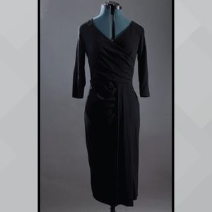 Bombshell ''Stretch Luxe' Black Cocktail Dress